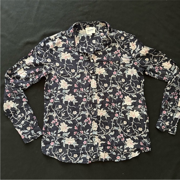 Sezane Gate blouse Cotton and silk size FR36/S - Picture 2 of 4